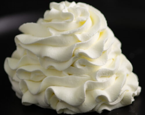 whipped cream